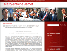 Tablet Screenshot of marc-antoine-jamet.com